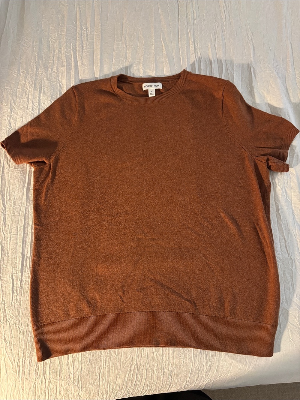 Nordstrom Men’s Crewneck Sweater - Rust